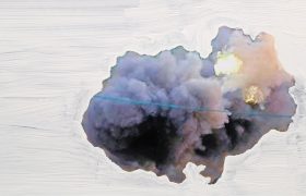 Rose Stach-Abschuss-6-(aus-der-Serie-Clouds)_Fotograf-ie-Übermalung_C-Print_Rose-Stach_300dpi